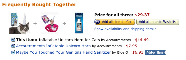 Amazon frequently bought together