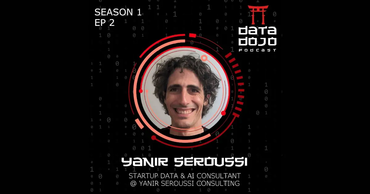 cover image of the Data Dojo podcast episode with Yanir Seroussi