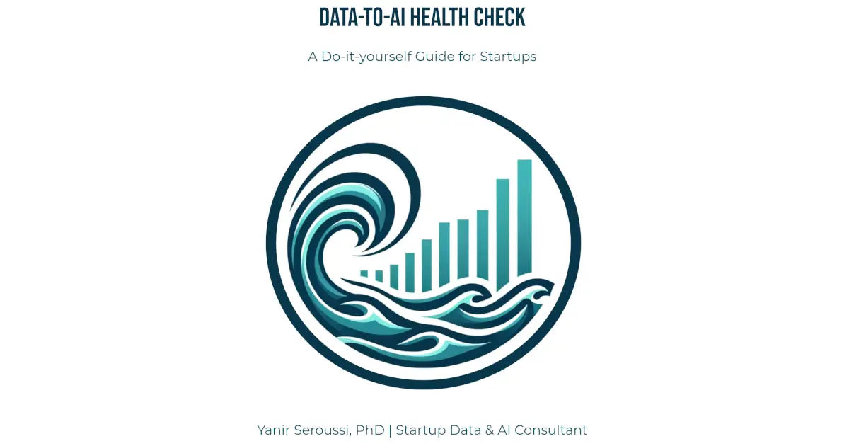 Cover page of the free guide: Data-to-AI Health Check for Startups.